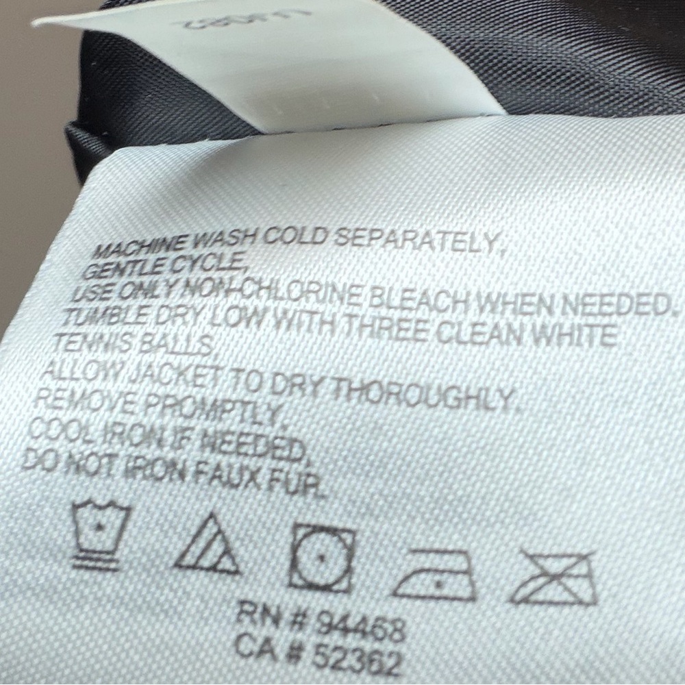 Laundry Black Puffer Coat | Faux Fur Collar Leopard Lined Long Jacket - Picture 5 of 8